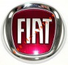 Эмблема задняя (красная) Fiat Grande Punto